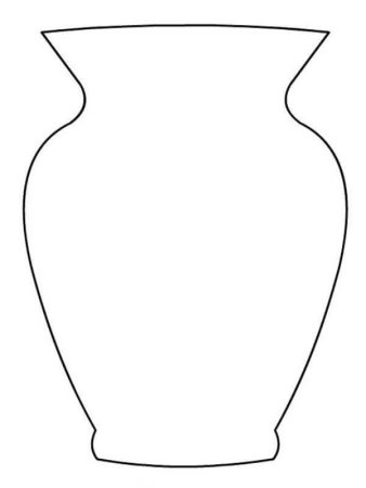 Ваза для аппликации