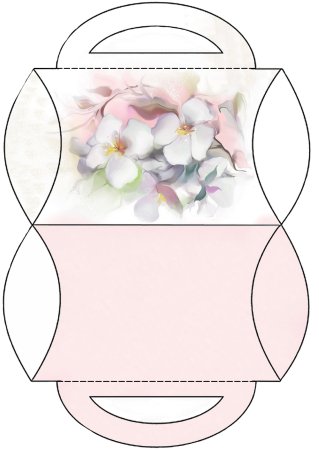 Коробочка для подарка шаблон