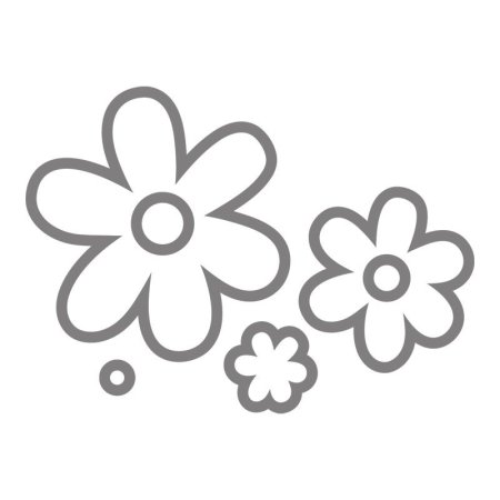 Маленькие трафареты цветов
