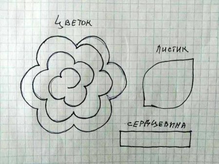 Заколки из фетра выкройки