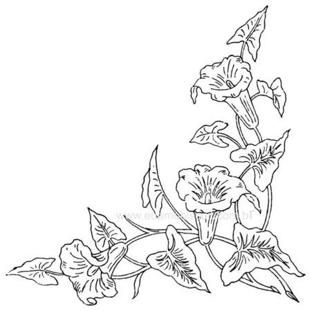 Рисунки трафареты цветов