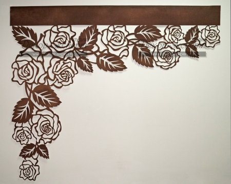 Трафарет цветов для штор (45 фото)