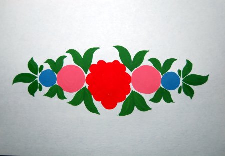 Городецкая роспись замалевки