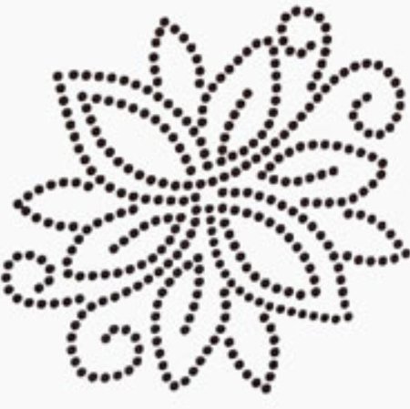 Трафареты узоров для страз