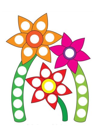 Пластилиновые заплатки Подснежник