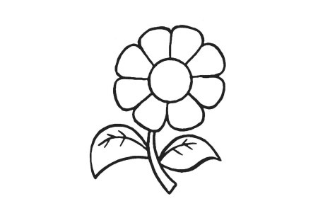 Цветок для пластилинографии