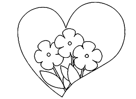 Шаблоны сердечек и цветочков