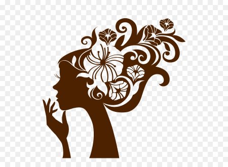 Силуэт прически