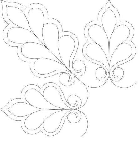 Джутовая филигрань трафареты