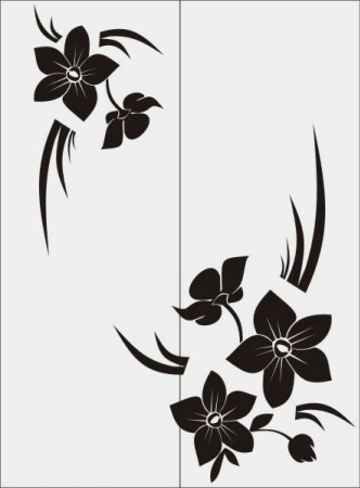 Трафареты для декора зеркала