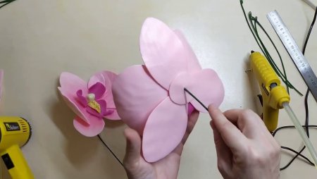 Орхидея из изолона мастер класс