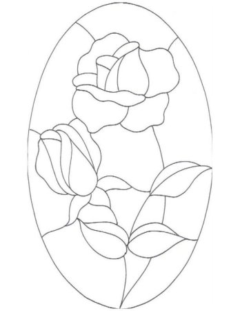 Витраж эскиз легкий