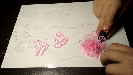 Объемная роза 3д ручкой