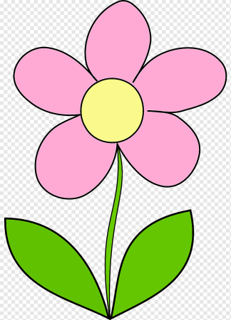 Макет цветка для аппликации