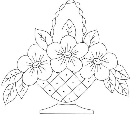 Открытка цветы в горшке