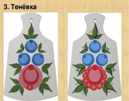 Городецкая роспись теневка