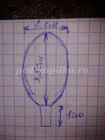 Крокусы из фоамирана выкройки