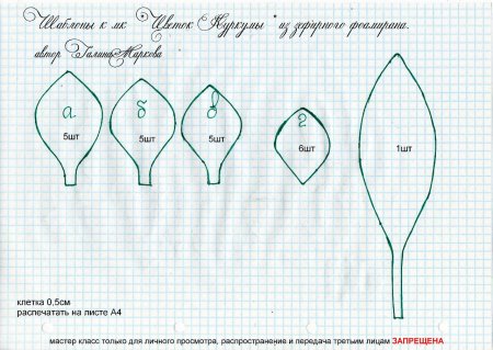 Выкройки для фоамирана