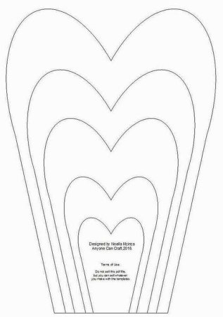 Трафареты для бумажных цветов