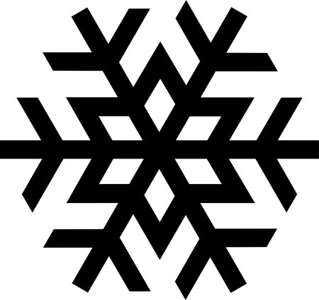 Снежинка вектор