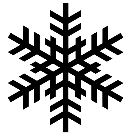 Снежинки на белом фоне