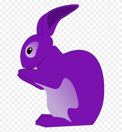 Фиолетовый кролик