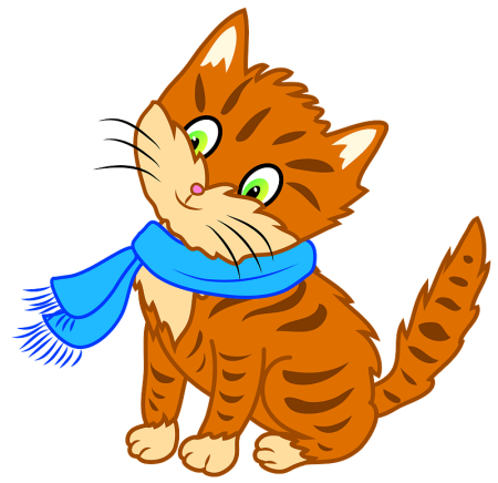 Кошка клипарт на прозрачном фоне