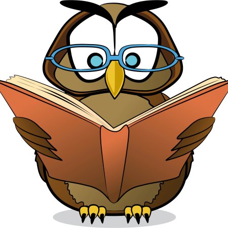 Сова с книгой