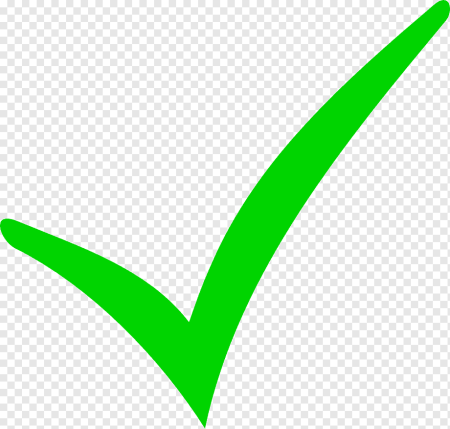 Знак зеленая галочка