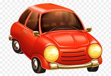 Мультяшный автомобиль