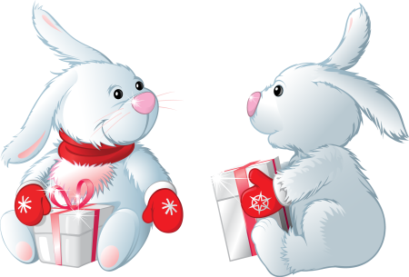 Новогодний зайчик