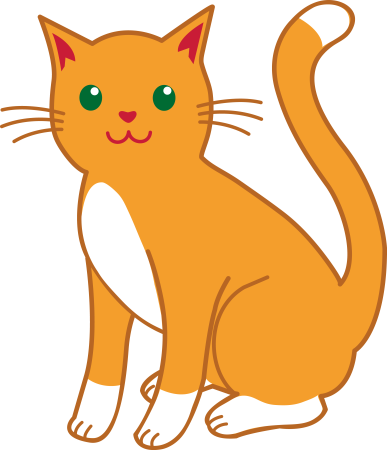 Кошка рисунок