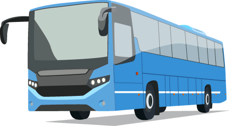 Троллейбус без фона