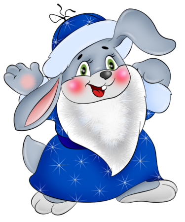 Новогодний зайчик для детей