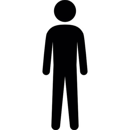 Человек схематично