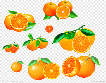 Мандарины мультяшные