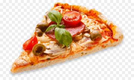 Красивый кусок пиццы