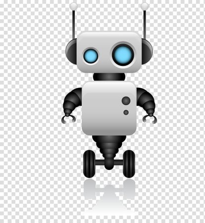 Робототехника на прозрачном фоне