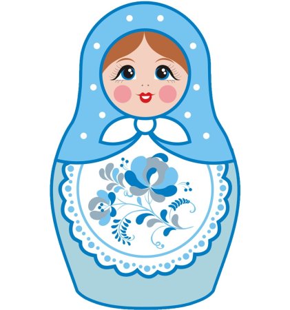 Матрешка рисунок