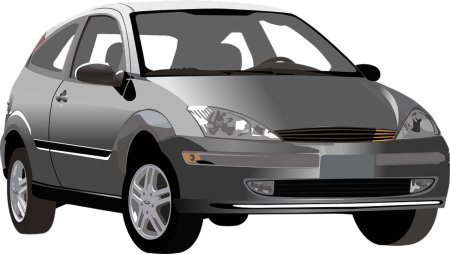 Ford Focus 1 седан вектор