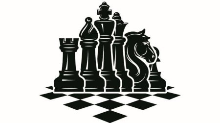 Шахматная фигура ферзь вектор
