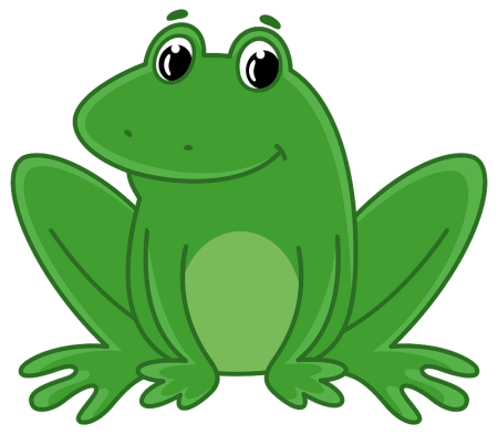 Мультяшные животные лягушка