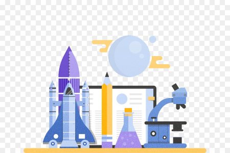 Атом на белом фоне