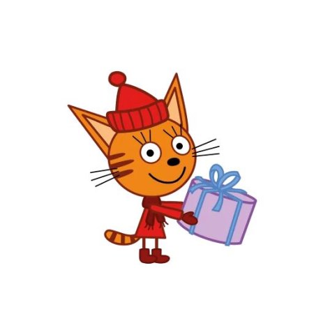 Мультфильм три кота Карамелька