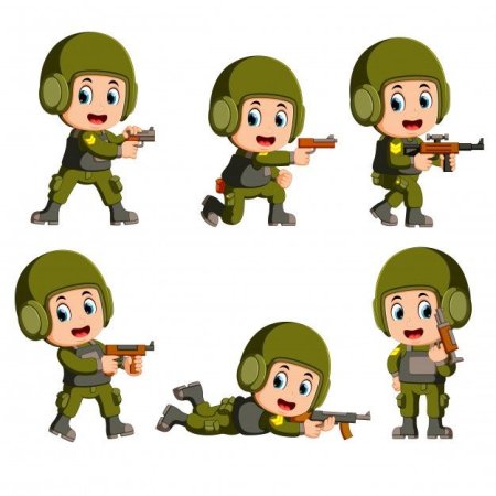 Солдат мультяшный