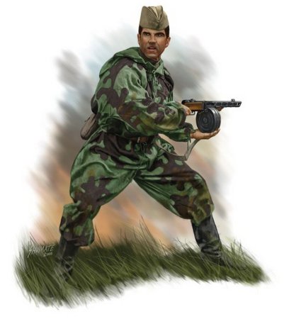 Нарисовать солдата