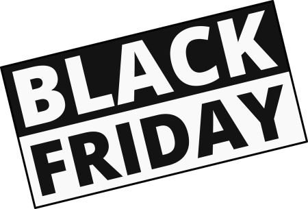 Black Friday sale на прозрачном фоне