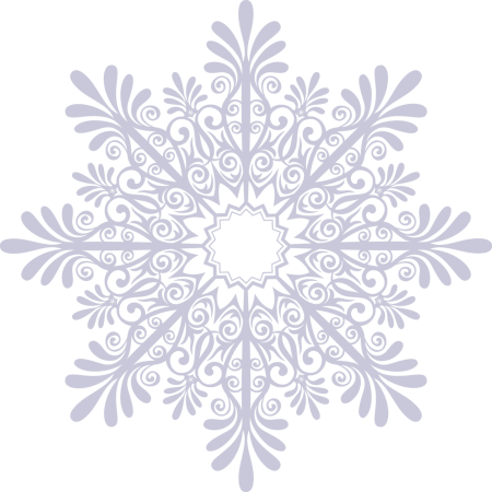 Белые снежинки