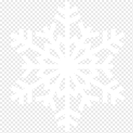 Белые снежинки на прозрачном фоне