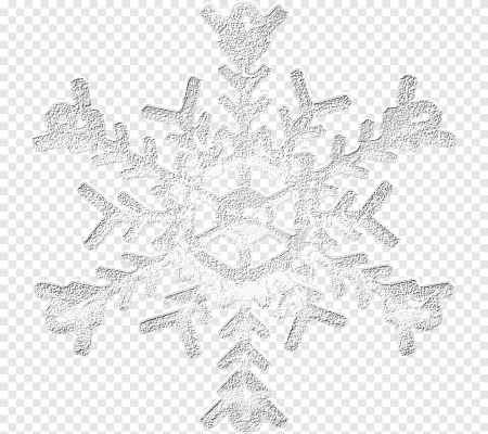 Белые снежинки